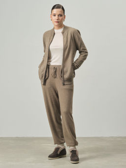 Джемпер из кашемира женский KW020992-E капучино