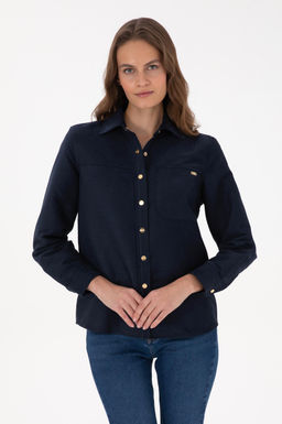 Kad_n Lacivert Uzun Kollu G_mlek - U.s. polo assn фото 3