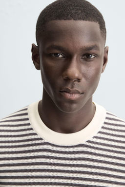 STRIPED KNIT T-SHIRT - Zara фото 13