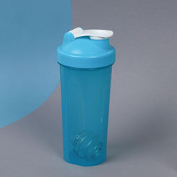 Бутылка/Шейкер SIMPLE SHSA-600 синий, для спортивного питания 600ML/уп72 - Галеонтрейд фото 6