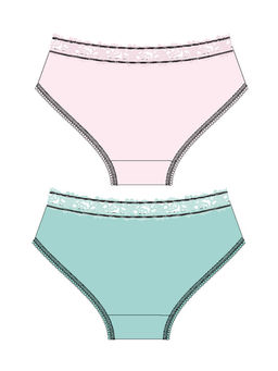 PlayToday / Трусы для девочки, 2 шт в комплекте