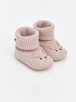 Hayvan Fig?rl? K?z Bebek ?orapl? Ev Ayakkab?s?