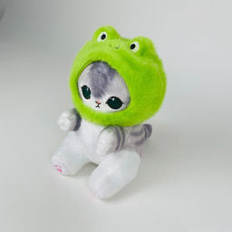 Мягкая игрушка Котик в шапочке животного 24 см - Storyland фото 5