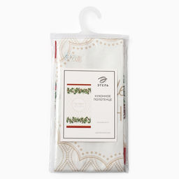 Полотенце Этель "Christmas wreath" 40х73 см, 100% хлопок, саржа 190 г/м2