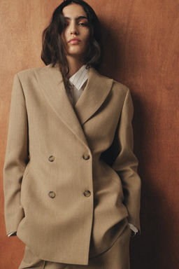 TAILORED BLAZER WITH WOOL ZW COLLECTION - Zara фото 4