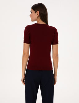 Vi_ne Slim Fit Triko Ti__rt - Pierre cardin фото 5