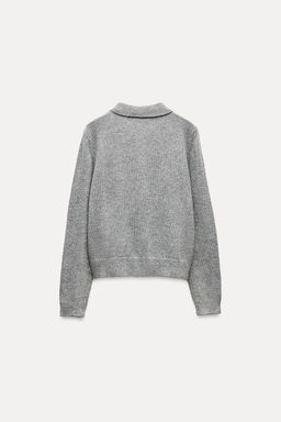 KNIT CARDIGAN WITH BUTTONS AND BOWS - Zara фото 6