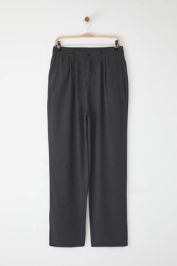 Antrasit Wide Leg Bol Kumas Baggy Pantolon TMNSS23PL00039