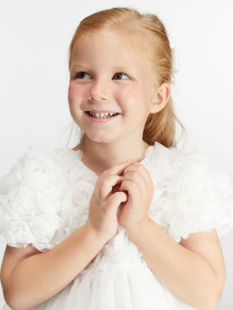 Bisiklet Yaka K?z ?ocuk Abiye Elbise