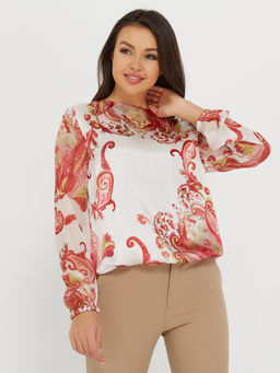 Блузка женская дл. рук. KATHARINA KROSS KK-B-005А-белый фото 8