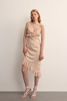 Платье из шифона c асиметричным низом - Mollis фото 2