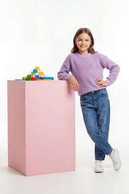 Mavi 100% Pamuk K?z Cocuk Mom Denim Jeans TKDAW26JE00010