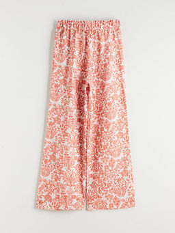 Beli Lastikli Desenli K?z ?ocuk Pantolon