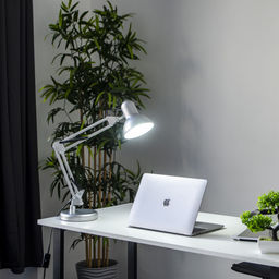 TLI-221 SILVER E27 Светильник настольный. Цоколь Е27. 60W. Механический выключатель. Серебристый. ТМ Uniel - Volpe фото 11