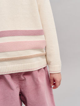 Джемпер вязаный Цветочек 0+ - Bungly фото 2