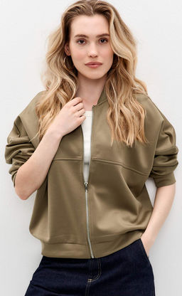 Бомбер женский  F612-0556f khaki