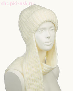 44353 F Ушанка женская флис (56-58)