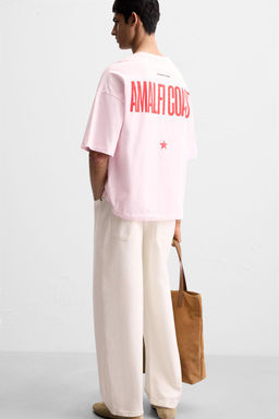 CONTRAST PRINTED T-SHIRT - Zara фото 6