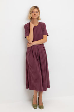 ЕВТ 5045/сливовое вино платье жен