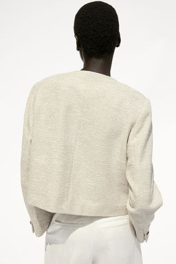 Chaqueta en tejido texturizado - H&m фото 5