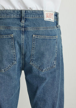 Milan Kolej Vintage Indigo Mavisi Jean Pantolon  фото 10