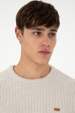 Erkek Slim Fit Bisiklet Yaka Ta_ Kazak - U.s. polo assn фото 2