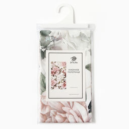 Полотенце Этель Пионы 40х73см, 100% хлопок, саржа 190 г/м2  фото 21
