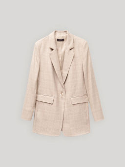 Жакет в клетку - Emka фото 8