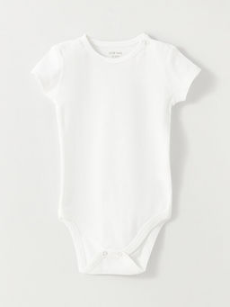 Bisiklet Yaka K?sa Kollu Basic K?z Bebek ??t??tl? Body 2li