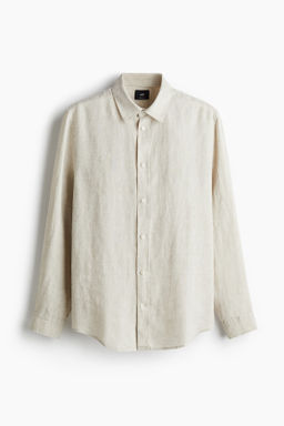 Camisa de lino Regular Fit - H&m фото 2