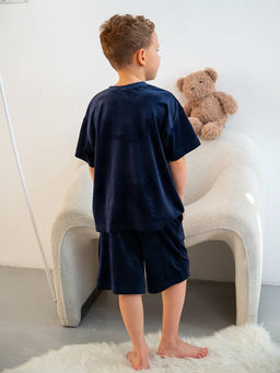 Комплект для мальчика Котик Темно-синий М-17КД MODAMICA