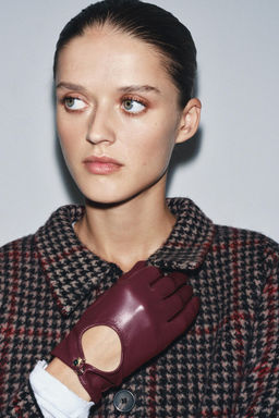 LEATHER SPIDER GLOVES