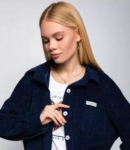 Комплект #БШ2853, темно-синий