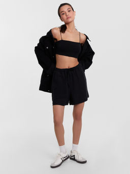 Шорты женские черные черный 132341-1