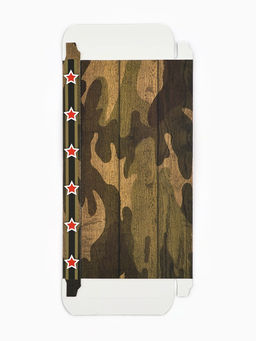 Цена за 5 шт. Коробка для шоколада, кондитерская упаковка, 23 Февраля, 17?8.5?1.5 см