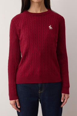 Ekru At Nak?sl? Sac Orgu Ince Triko Kazak TWOAW26KZ00122 - Trendyolmilla фото 11