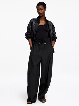 Pantalones con cintura paperbag - H&m фото 4