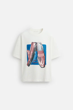LOAFER PRINT T-SHIRT - Zara фото 6