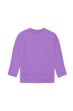 Сиреневая толстовка для девочек - U.s. polo assn фото 2