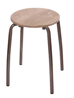 Табурет Комфорт 1 сиденье КРУГЛОЕ 4 нож МДФ ЕЛЬ УМБРА Арт ТКМ1/Е NIKA г. Ижевск