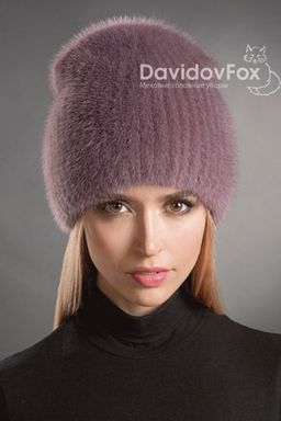 Шапка Бини норка клевер