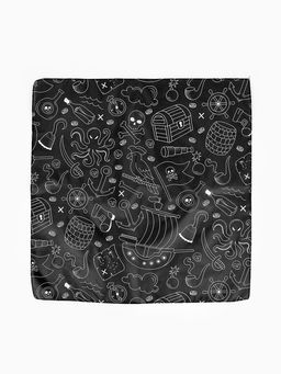 Бандана пиратская "Жизнь пирата" 50 х 50 см