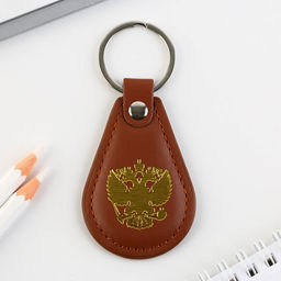 Брелок Герб, кожзам., 4 х 9 см - Micio фото 2