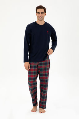 Мужской темно-синий пижамный комплект Неожиданная скидка в корзине - U.s. polo assn фото 2
