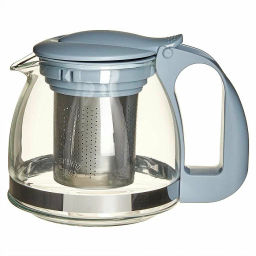 Заварочный чайник с фильтром голубой 700мл AK-5536