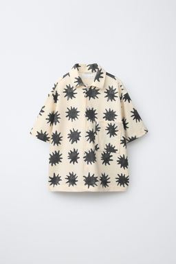 CAMISA ESTAMPADO SOLES / Crudo