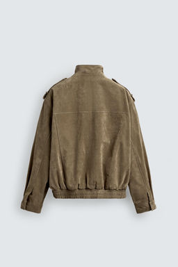 SUEDE LEATHER JACKET - Zara фото 8