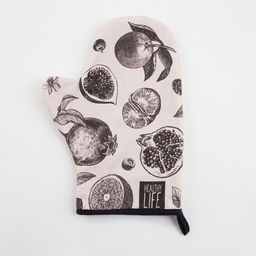 Варежка-прихватка «Healthy life» 20×28 см, саржа, 100% хлопок, ватин 250 г/м²