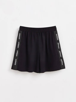 CONTE LS 1596 Шорты с боковыми карманами из фактурной вискозы Desperate black black