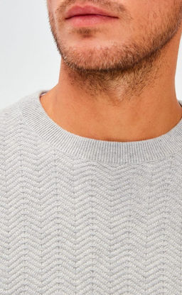 Джемпер F221-15-537 grey melange - Fine joyce фото 6